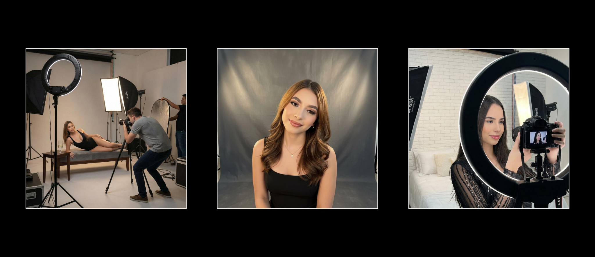 Agencia de modelos creadoras de contenido pagina azul